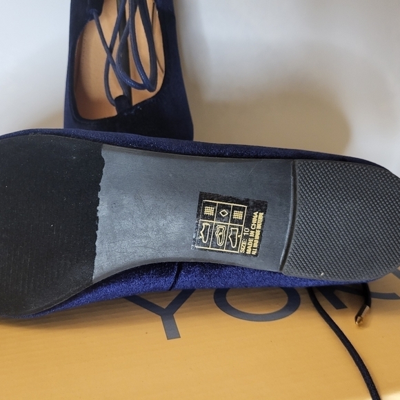 NWT Yoki's Designer Ballet Style Blue Suede Blue‎ Shoes, With Box Sizes 6- 11 - Picture 5 of 8